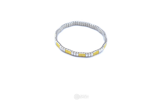 Minimal Çift Renk Erkek Bileklik