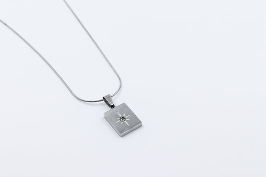 Men's Necklace with Minimal Star Detail