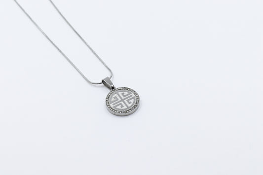 Geometric Medallion Men's Necklace