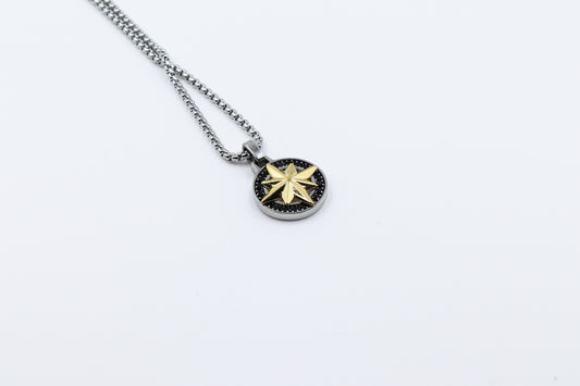 Erkek Kolye - Pusula Yıldız