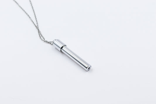 Cylinder Men's Steel Necklace