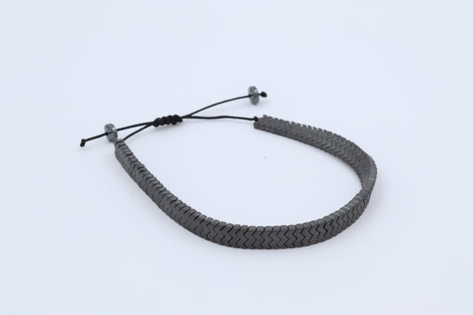 Doğal Taşlı Ayarlanabilir Erkek Bileklik