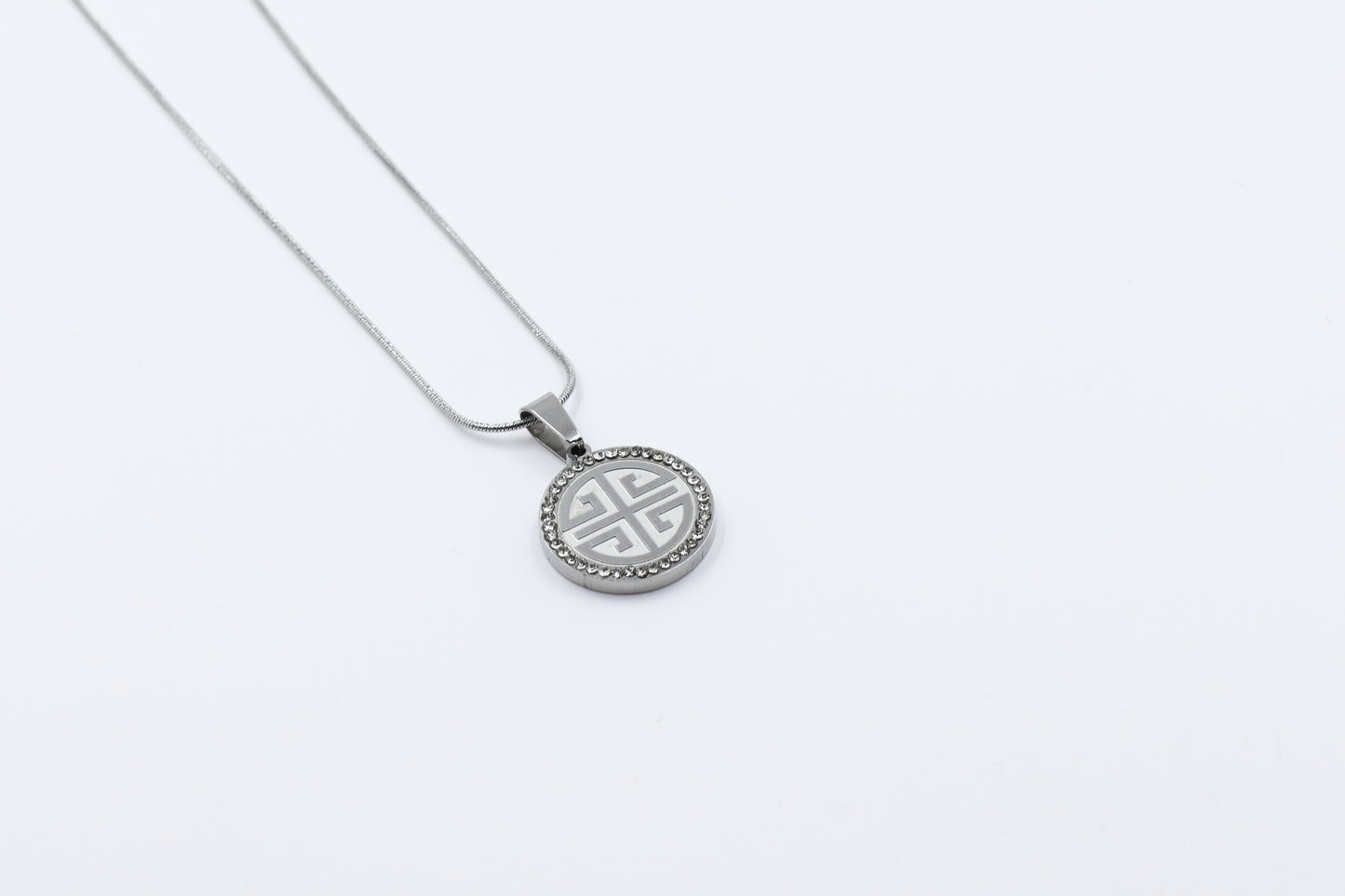 Geometric Medallion Men's Necklace