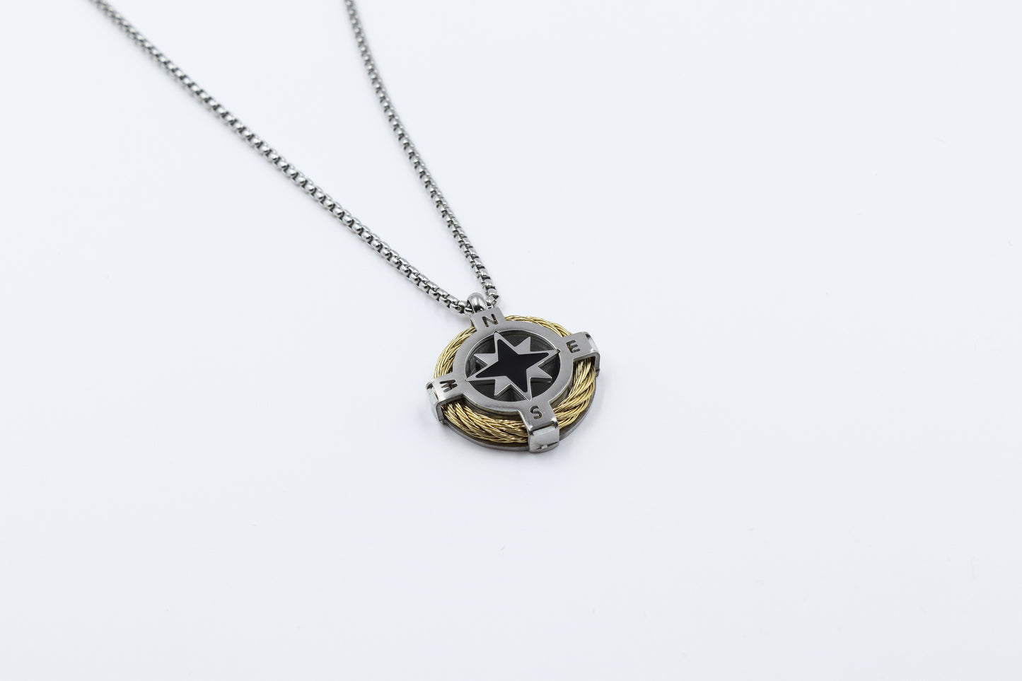 Compass Star Men's Necklace