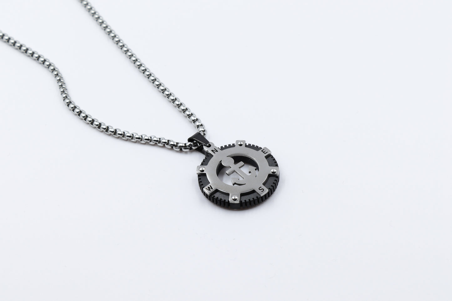 Compass & Anchor Men's Necklace