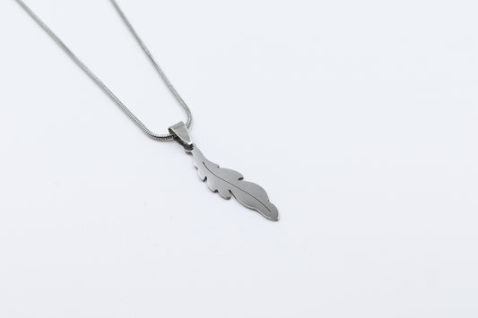 Men's Feather Pendant Necklace