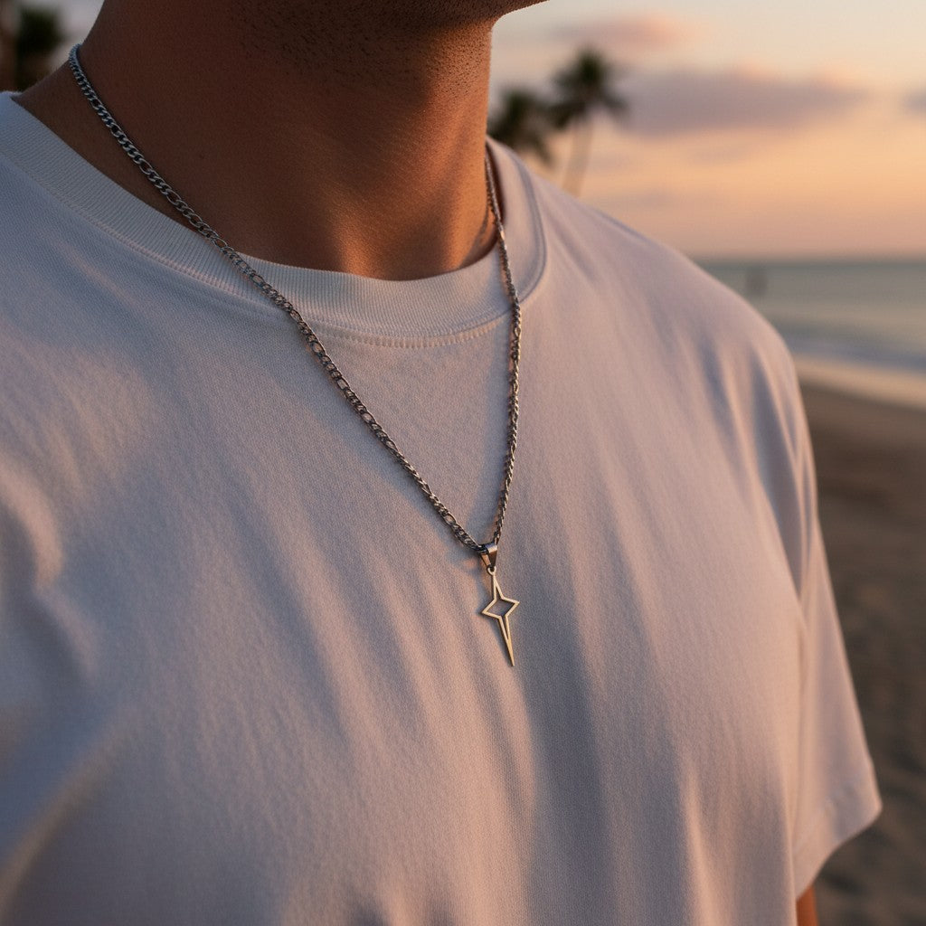 Men's Star Pendant Necklace