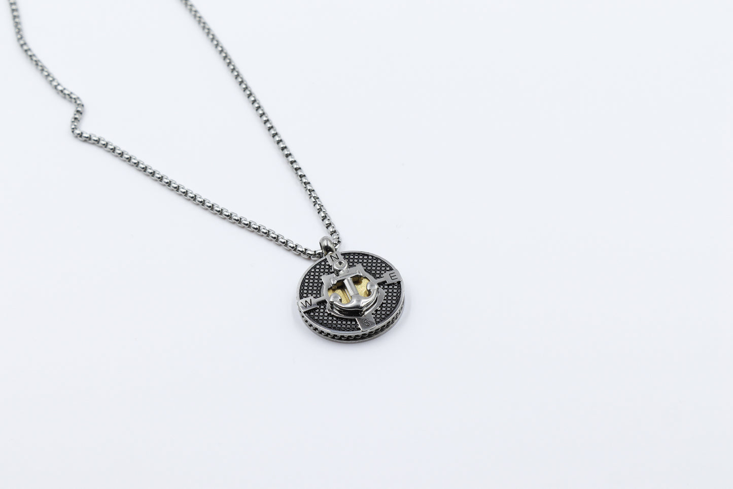 Compass & Anchor Men's Necklace