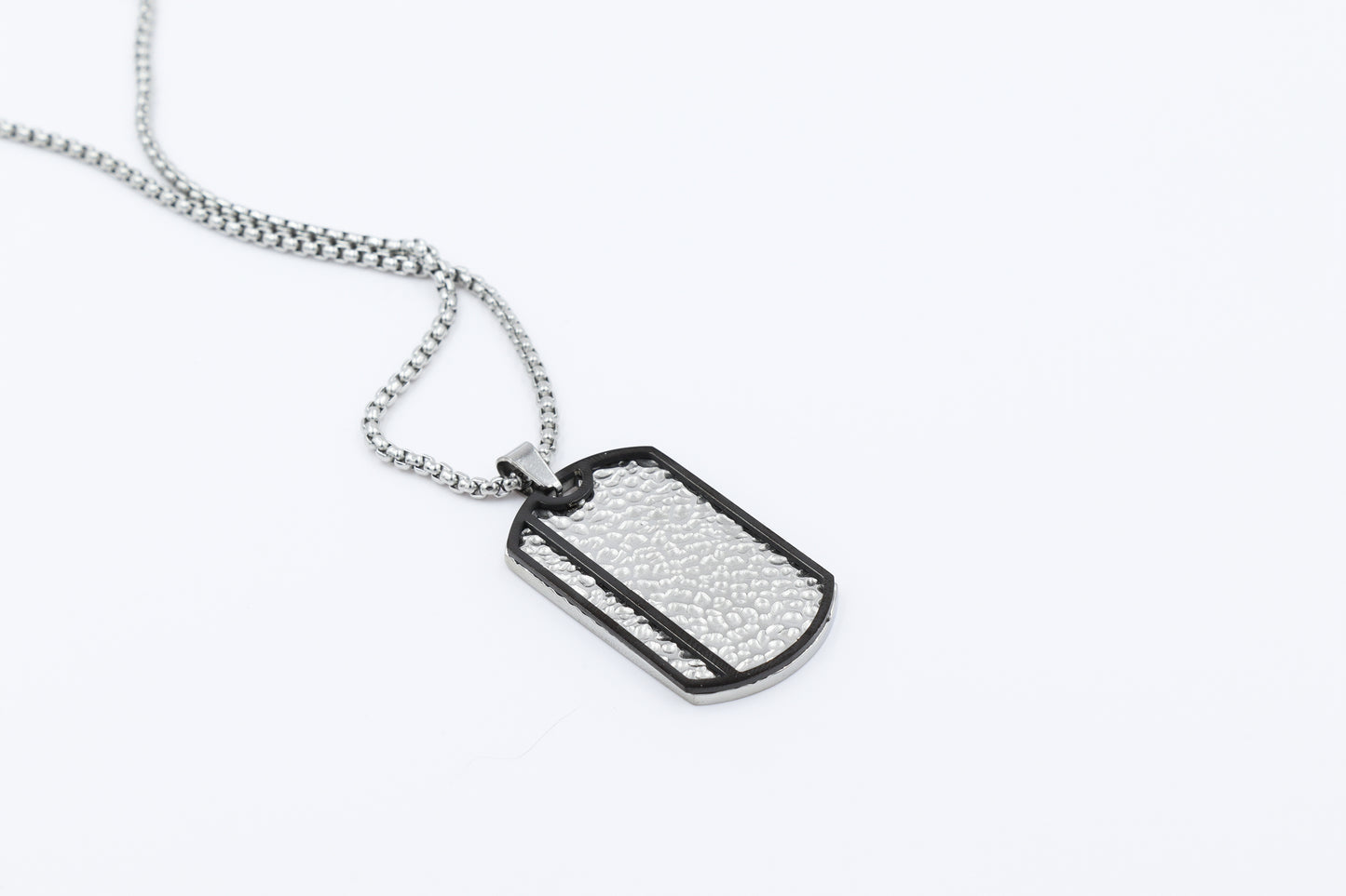 Minimalist Dog Tag Men's Necklace