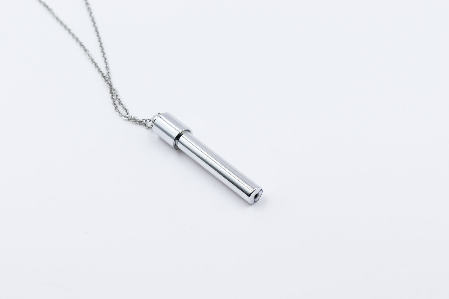 Cylinder Men's Steel Necklace