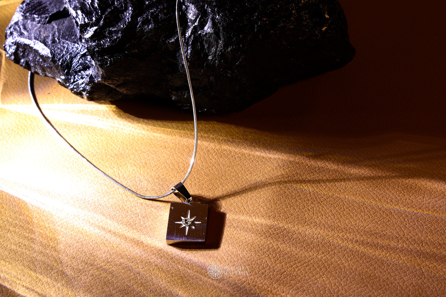 Men's Necklace with Minimal Star Detail